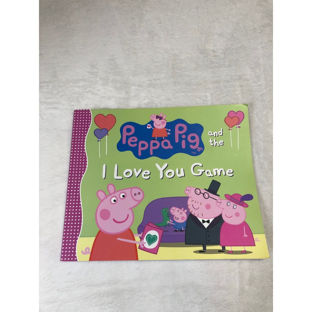 Peppa Pig and the I Love You Game Book Kids Paperback Valentine Story